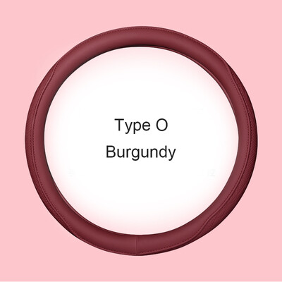 Automobilio neslystantis odinis vairo dangtis Universalus automobilio vairo apsauginis dangtelis Fashion Style 38cm forma O forma D