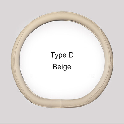 Automobilio neslystantis odinis vairo dangtis Universalus automobilio vairo apsauginis dangtelis Fashion Style 38cm forma O forma D