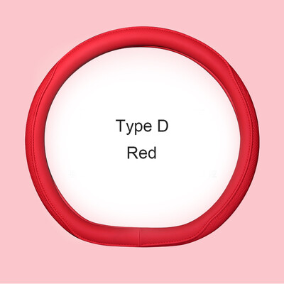 Motopets Husa de protectie pentru volan din piele anti-alunecare pentru masina Husa universala de protectie pentru volan de masina Stil Fashion 38cm Tip D