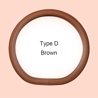 Motopets Husa de protectie pentru volan din piele anti-alunecare pentru masina Husa universala de protectie pentru volan de masina Stil Fashion 38cm Tip D