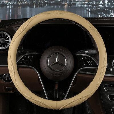 Motopets Husa de protectie pentru volan din piele anti-alunecare pentru masina Husa de protectie universala pentru volan de masina Stil moda 38cm Tip OD