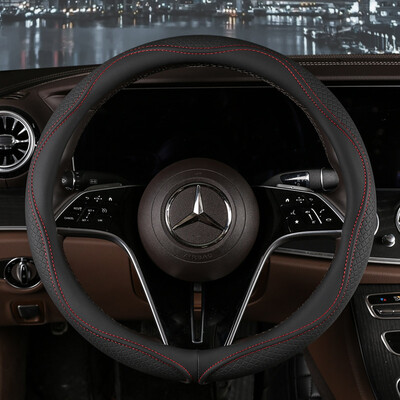 Motopets Husa de protectie pentru volan din piele anti-alunecare pentru masina Husa de protectie universala pentru volan de masina Stil moda 38cm Tip OD
