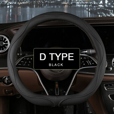 Motopets Husa de protectie pentru volan din piele anti-alunecare pentru masina Husa de protectie universala pentru volan de masina Stil moda 38cm Tip OD