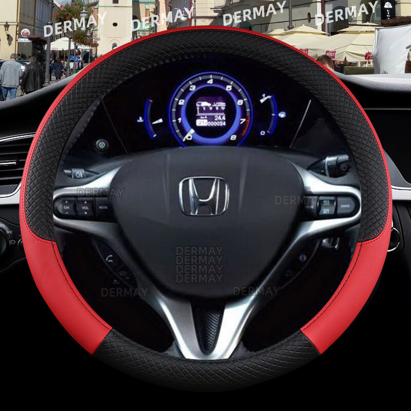 Pentru Honda Civic 2004 2006 2007 2008 2009 2012 2013 2014 2015 Husa volan auto din piele PU Accesorii auto antiderapante