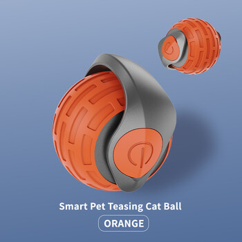 Нови интерактивни играчки за котки Ball Auto Electric Rolling Ball Toys for Cat Kitty Pet Smart Automatic Teaser USB Rechargeable Cat Toy