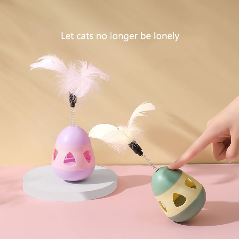 Jucării fierbinți pentru pisici Tumbler Bebeluş pisică pentru gâdilatură stick consumabile Jucărie automată cu pene de pisică pentru gâdilatură Pisicuţă auto salut jucărie pentru animale de companie