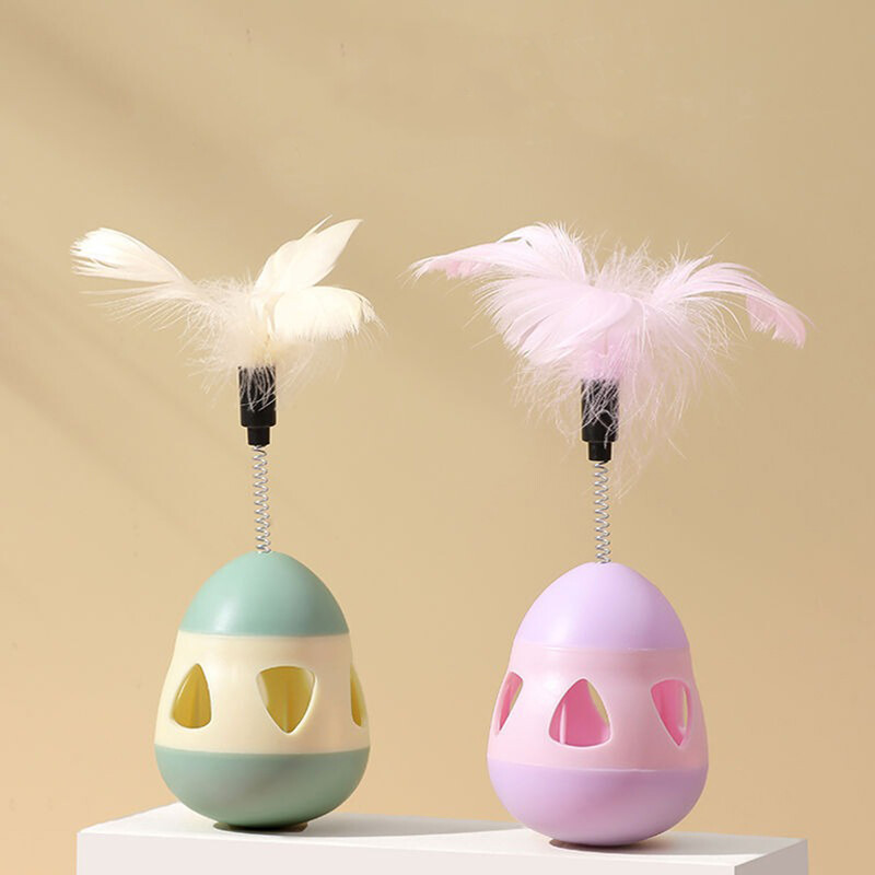 Jucării fierbinți pentru pisici Tumbler Bebeluş pisică pentru gâdilatură stick consumabile Jucărie automată cu pene de pisică pentru gâdilatură Pisicuţă auto salut jucărie pentru animale de companie