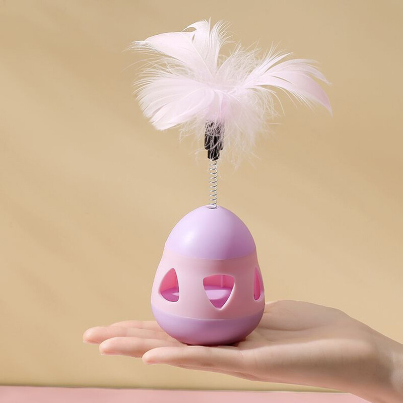 Jucării fierbinți pentru pisici Tumbler Bebeluş pisică pentru gâdilatură stick consumabile Jucărie automată cu pene de pisică pentru gâdilatură Pisicuţă auto salut jucărie pentru animale de companie