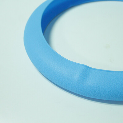 Silikagelio vairo dangtis, pilnai apsuptas elastingas automobilio vairo apsauga nuo slydimo, universalus, skirtas 33–40 cm