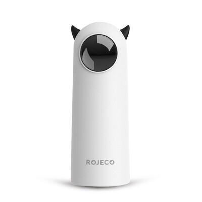 ROJECO Jucării automate pentru pisici Interactive Smart Teasing Pet LED Laser pentru interior Accesorii jucării pentru pisici Jucărie electronică portabilă pentru pisici pentru câine