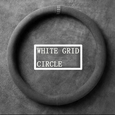 Zomšinis dangtelis visiems sezonams auto vairo dangtelis Itin plonas neslystantis D formos apvalus kvėpuojantis automobilio vairo apsaugas