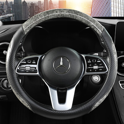 2023. gada jauns uzlabots, vienkāršs persiku koka graudu automašīnas stūres pārsegs, neslīdošs četru sezonu General Motors roktura pārsegs