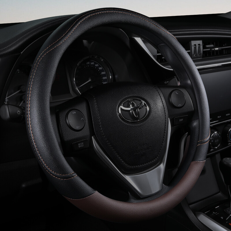 Naujas PU odos sujungimo odinis neslystantis „Four Seasons“ universalus vairo dangtelis