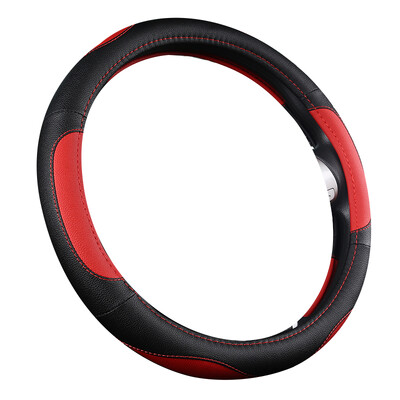 Motocovers Husa de protectie pentru volan din piele antiderapante pentru masina Husa universala pentru volan de masina Stil Fashion 38cm 02