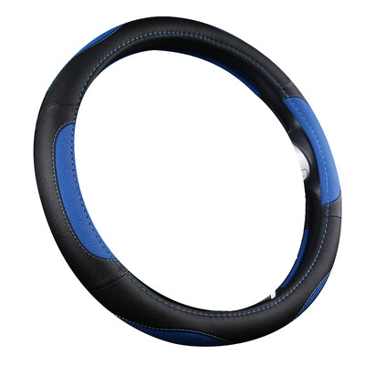 Motocovers Husa de protectie pentru volan din piele antiderapante pentru masina Husa universala pentru volan de masina Stil Fashion 38cm 02