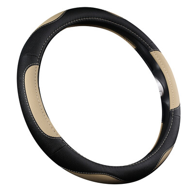 Motocovers Husa de protectie pentru volan din piele antiderapante pentru masina Husa universala pentru volan de masina Stil Fashion 38cm 02