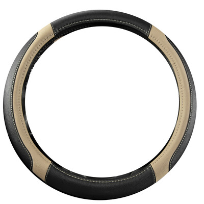 Motocovers Husa de protectie pentru volan din piele antiderapante pentru masina Husa universala pentru volan de masina Stil Fashion 38cm 02