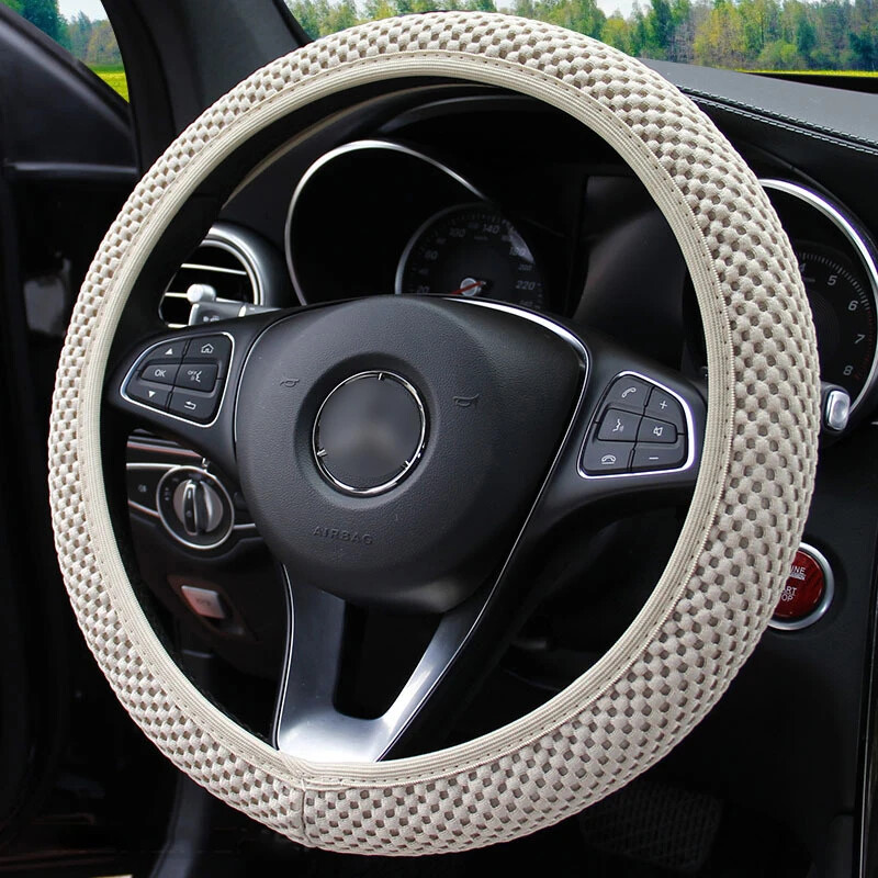 38 cm Four Seasons Husa Volan Auto Elastic Rotund/Forma D Husa Universal Volan Antiderapant Accesorii Auto Auto