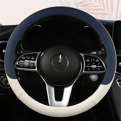 Motopets Automobilių neslystantis odinis vairo dangtelis Universalus automobilio vairas apsauginis dangtelis Fashion Style 38cm Tipas OD