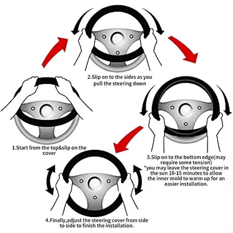 Husă pentru volan de mașină cu flori pentru femei, mov, moale, anti-alunecare, pentru camioane SUV, 15 inchi