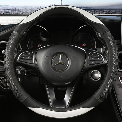 Trimatis korinis vairo gaubtas Patvarus odinis dangtelis su neslystančiu pamušalu Universalus 14,5–15 colių