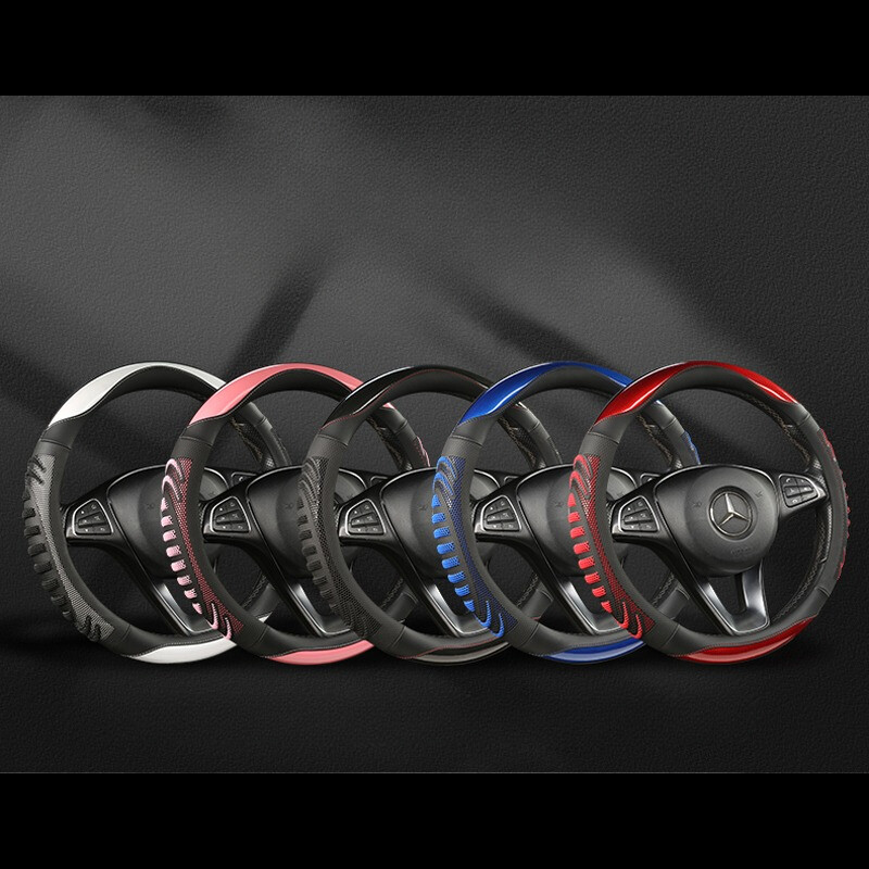 Trimatis korinis vairo gaubtas Patvarus odinis dangtelis su neslystančiu pamušalu Universalus 14,5–15 colių