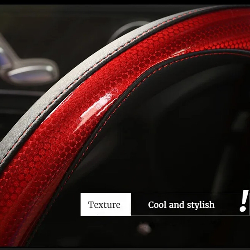 Trimatis korinis vairo gaubtas Patvarus odinis dangtelis su neslystančiu pamušalu Universalus 14,5–15 colių