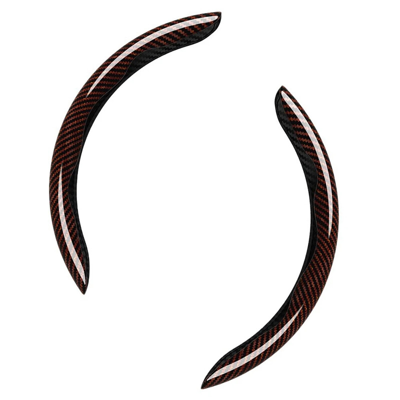 Automobilska univerzalna navlaka za volan od ugljičnih vlakana Neklizajuća navlaka za kartice Automatski pojačivač ručke upravljača Zaštitna navlaka