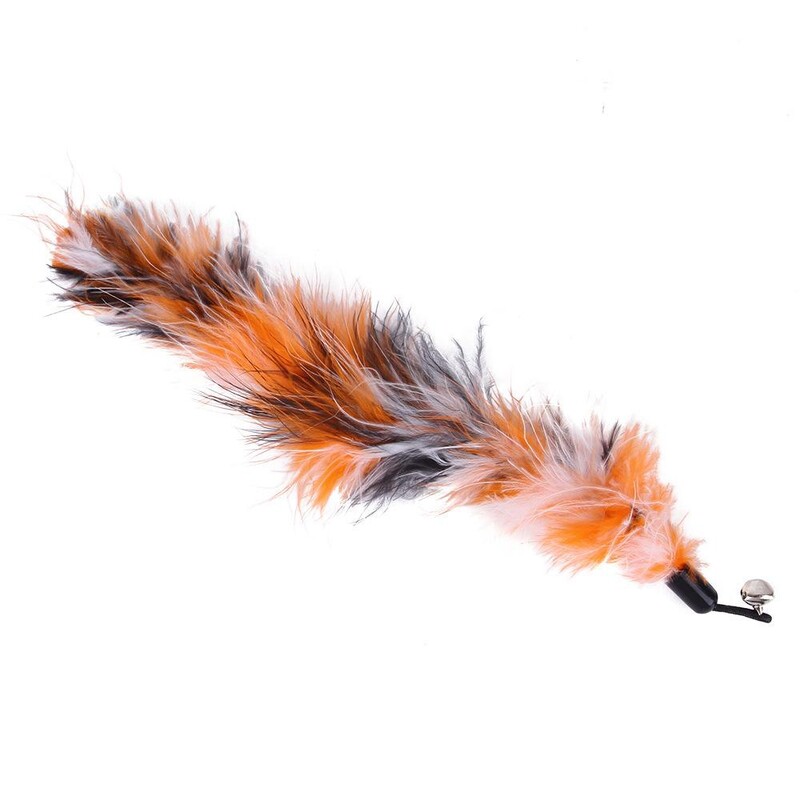 8 štýlov interaktívnych hračiek z mačacích pierok, rôzne náplne s zvončekom pre mačky, interaktívny chytač, zábavné cvičenie pre mačiatka