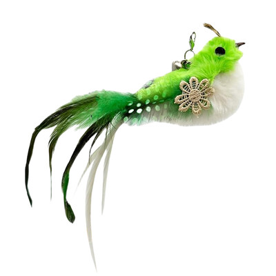 1 bucă reîncărcare jucărie cu pene de pisică Atașamente pentru baghetă de pisică Pene Reumplere pentru jucărie pentru pisică, înlocuitor pentru baghetă de pisică, pasăre cu pene pentru jucărie pentru pisici