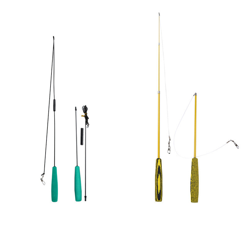 Baghete telescopice pentru pisici, cu trei secțiuni, baghetă pentru pisici, cârpă amuzantă, cu tijă, tijă, jucării interactive.