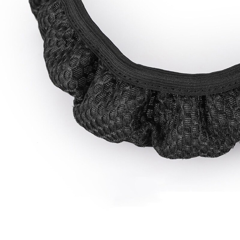 Set de huse pentru volan cu împletitură pe ace și material din plasă de plasă Huse pentru volan de mașină pentru fete Assessoires de mașină Interior pentru femei bărbați