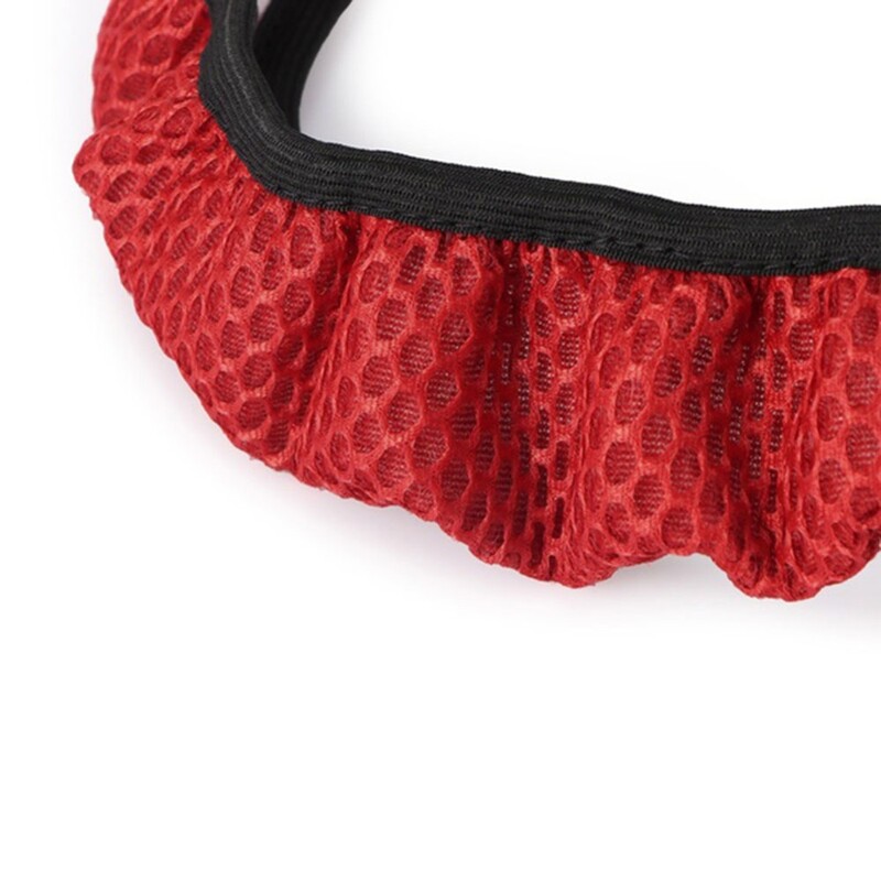 Set de huse pentru volan cu împletitură pe ace și material din plasă de plasă Huse pentru volan de mașină pentru fete Assessoires de mașină Interior pentru femei bărbați