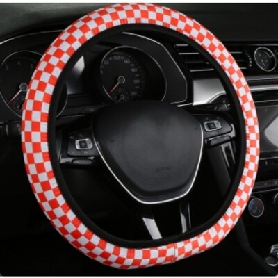 Jauna stila riteņa stūres aizsargs, šaha dēlis, automobiļu stūres pārsegs, universāls 37-38 cm stūres rata aizsargs