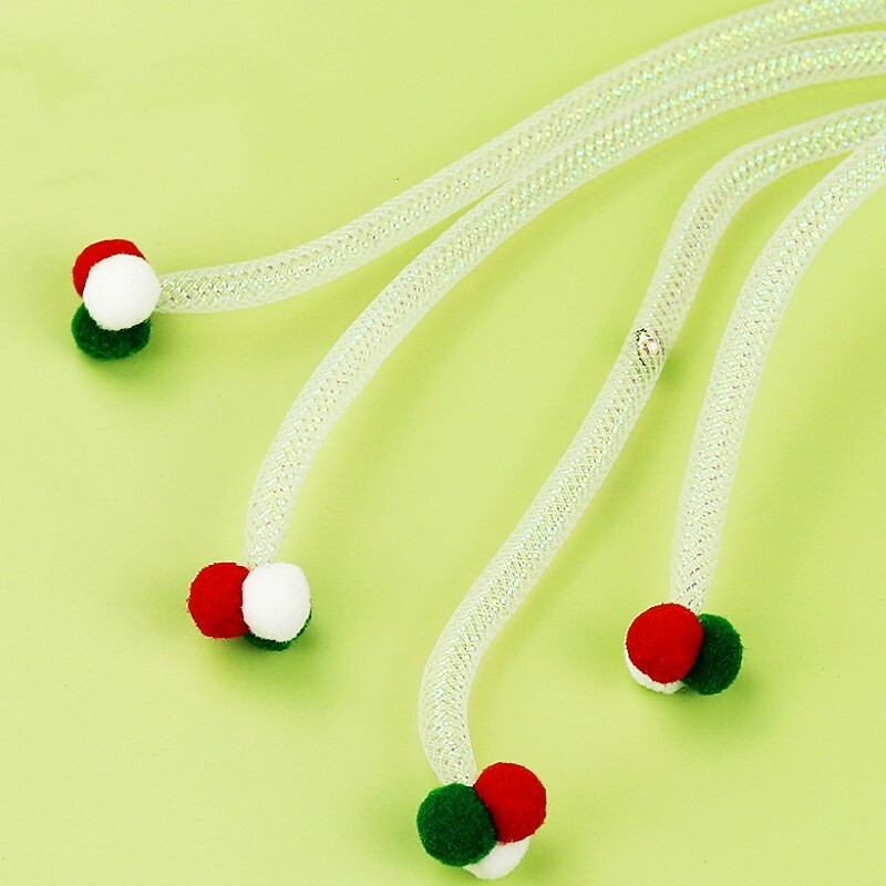 Jucărie pentru pisici Ochiuri elastice pentru pisici Băț de lână ciucuri Jucării pentru pisici Minge colorată interactivă Jucărie pentru pisici cu clopoțel Pisicuță Teaser Articole pentru animale de companie