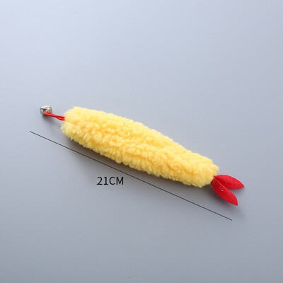 Jucării pentru pisici Baston de pisică amuzant Cap de înlocuire Pasăre de pluș cu pene cu clopot Jucării Baghetă magică interactivă DIY Pene Articole