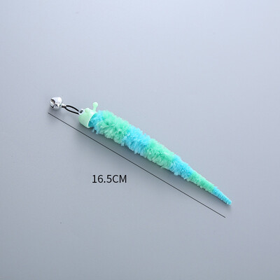 Jucării pentru pisici Baston de pisică amuzant Cap de înlocuire Pasăre de pluș cu pene cu clopot Jucării Baghetă magică interactivă DIY Pene Articole