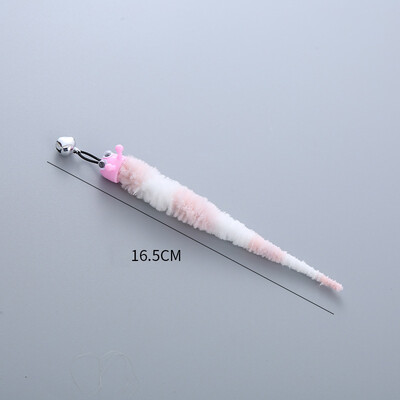 Jucării pentru pisici Baston de pisică amuzant Cap de înlocuire Pasăre de pluș cu pene cu clopot Jucării Baghetă magică interactivă DIY Pene Articole