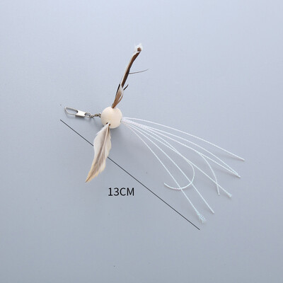 Jucării pentru pisici Baston de pisică amuzant Cap de înlocuire Pasăre de pluș cu pene cu clopot Jucării Baghetă magică interactivă DIY Pene Articole