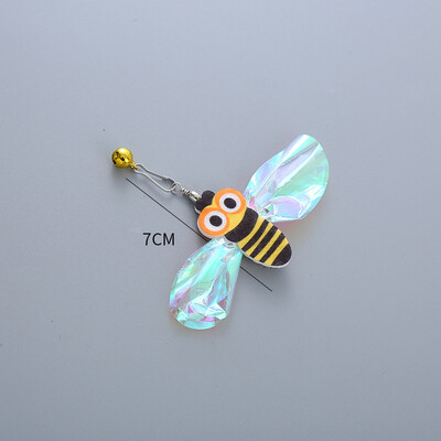 Jucării pentru pisici Baston de pisică amuzant Cap de înlocuire Pasăre de pluș cu pene cu clopot Jucării Baghetă magică interactivă DIY Pene Articole