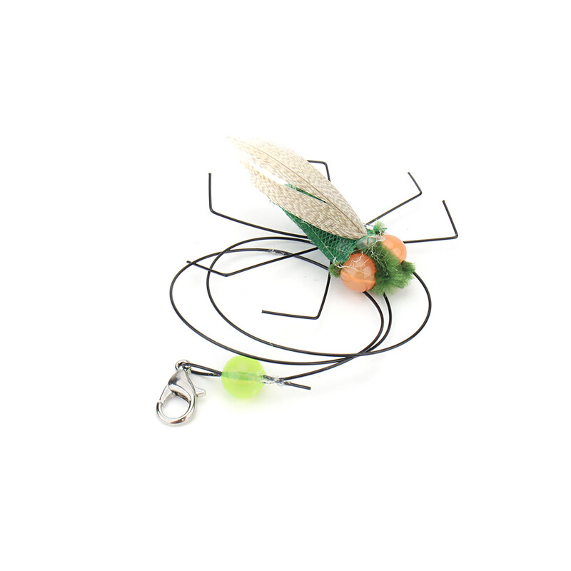 5 vnt. modeliavimo mažų skraidančių vabzdžių pakaitiniai priedai kačių erzinimui Žaislai Kačiuko plunksniniai žaislai Naminių gyvūnų reikmenys