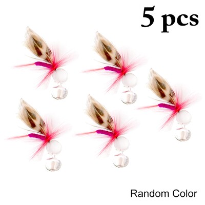 Amuzant minunat, 5 bucăți de înlocuire, jucărie pentru pisici cu pene, joc interactiv pentru pisici, jucărie pentru pisici, reîncărcare, fluture, jucărie de simulare, pisică pentru animale de companie