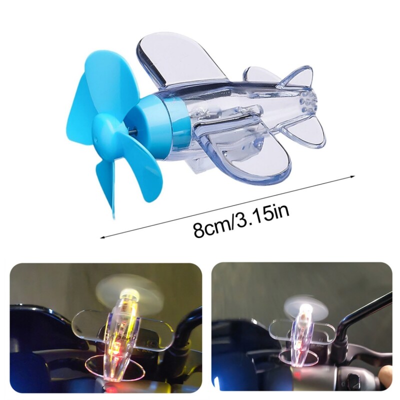 Elice pentru motociclete Decorare pentru ghidon pentru motociclete Avion alimentat de vânt Vânt spart Ciclism Accesorii pentru călărie