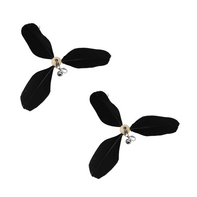 Leopard Înlocuiește Accesorii Poliester/Pene Jucărie pentru pisici Băț amuzant Pisică Rotitoare Jucărie pentru animale de companie