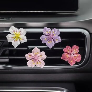 2бр. Daisy Car Air Outlet Клипс за парфюми Сладко мини цвете Ароматерапия Творческа декорация на интериора на автомобила Аксесоари за освежители