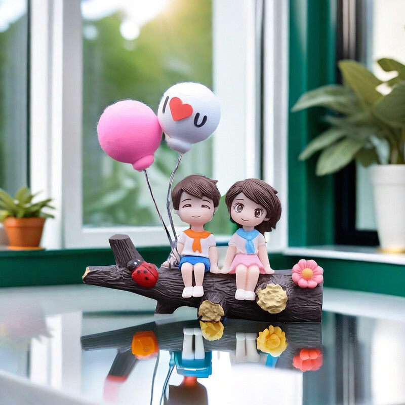 1db Új faág páros autódekoráció kreatív autódekoráció divat kreatív autókiegészítők autóipari díszek