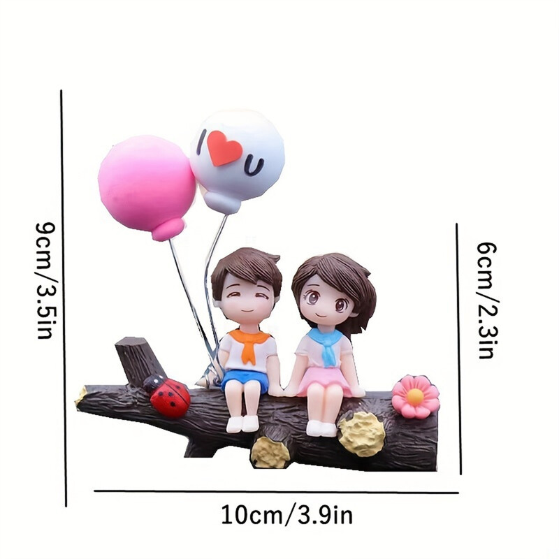 1db Új faág páros autódekoráció kreatív autódekoráció divat kreatív autókiegészítők autóipari díszek