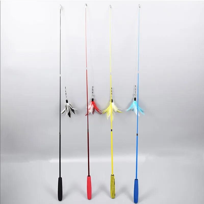 Naujas interaktyvus katės plunksnų žaislas, lazdelė naminiams gyvūnėliams, ištraukiamas varpelio pildymas, pakaitinis gaudyklės gaminys kačiukui