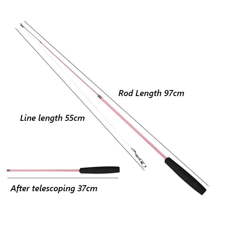 Meškerės formos katės lazdelė ir vabzdžių masalas Juokingi kačiukai Interaktyvūs žaislai naminių gyvūnėlių priedai katėms mascotas jouet pour chat