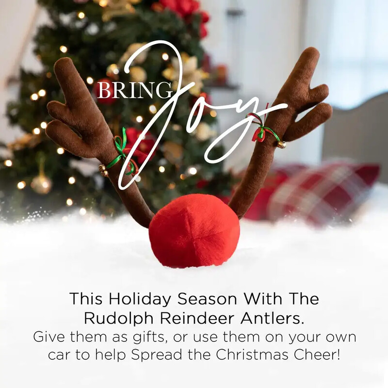 Kalėdinis automobilio papuošimas Elnio ragas Kalėdinis elnio ragas automobilinis rinkinys Automobilis Kalėdų dovanų rinkinys Automobilių priedai Dekoravimo pakabukas